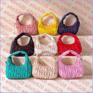 Women's pink Designer Cleo bag satchel tote Wander Matelasse underarm hobo Luxury Genuine Leather with shoulder strap clutch