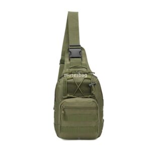 Foreign trade men's chest bag outdoor sports large capacity waterproof wear-resistant camouflage chest bag multi-functional military fan tactical chest bag