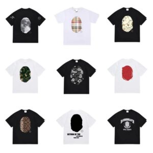 Designer Unisex Cotton Tee – Hip Hop Fashion Short Sleeve T-Shirt for Men & Women