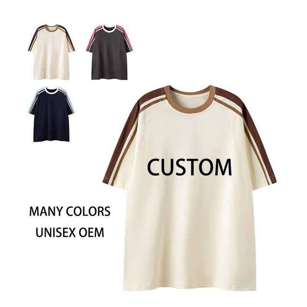 High-Quality Motorcycle Graphic Crew Neck Cotton Washed Bicycle Street Style Embroidered Plus Size T-Shirt for Men