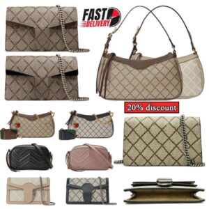 Designer Bag Shoulder Bag Fashion Bag High Quality Women's Luxury Classic Snake Wallet Chain Stitched Crossbody Leather Hobo Underarm Bag Mini Designer Purse