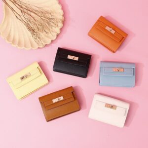 New Designer Compact Women's Wallet Anti Demagnetization Multi Slot Premium Sensory Card Bag 2025 Free Shipping
