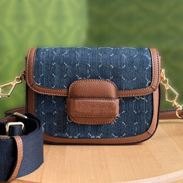 Crossbody Bag Saddle Bags Designer Handbags Designer Bag Womens Purse Genuine Leather Flap Two Strap Luxury Handbag Cross Body Designer Bags Shoulder Bags