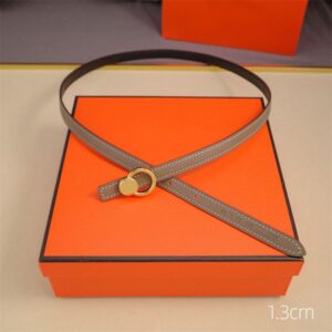 Designers Belt For Womens Width 1.3cm Fashion Belts Genuine Leather Copper Buckle Men Waistband Ceinture Gurtel