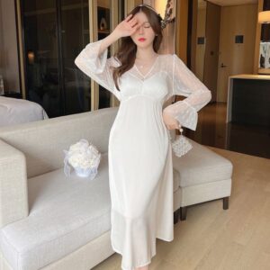 Elegant Mesh Romantic Love Dress for Ladies – Perfect Blend of Sexy and Chic