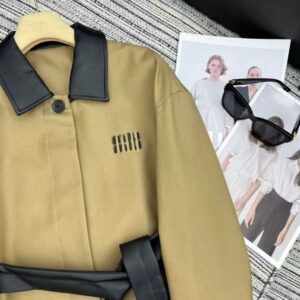 Womens Trench Coats Jackets Long Slim Belt Wind Coat Long Sleeves Tops Windbreaker Designer Woman Jacket High Street Windproof S-L