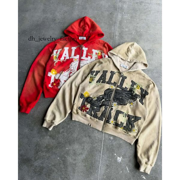 Bone Garden Streetwear Alphabet Hip Hop Graphic Foam Zipper Mens Loose Y2k Hoodie Sweatshirt Womens Clothing 241031 35e