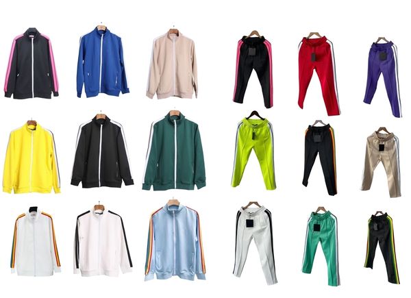 Men's set Womens tracksuits sweatshirts Suits Men Retro Casual Track Sweat Suit Coats Designers jackets hoodies pants sportswear classic senior top1