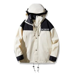 DGBOS Elegant Gender-Neutral Designer Brand Hoodie Jacket for Both Men and Women Water Resistant Material Suitable Windproof for Spring Fall