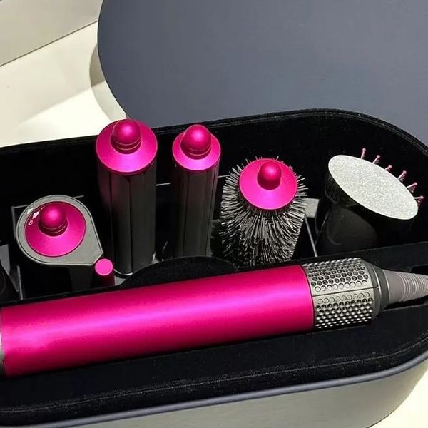 Curler 7-in-1 rotating connection nozzle salon styling design negatives ion motor constants current Multi-functional hair dryers warehous