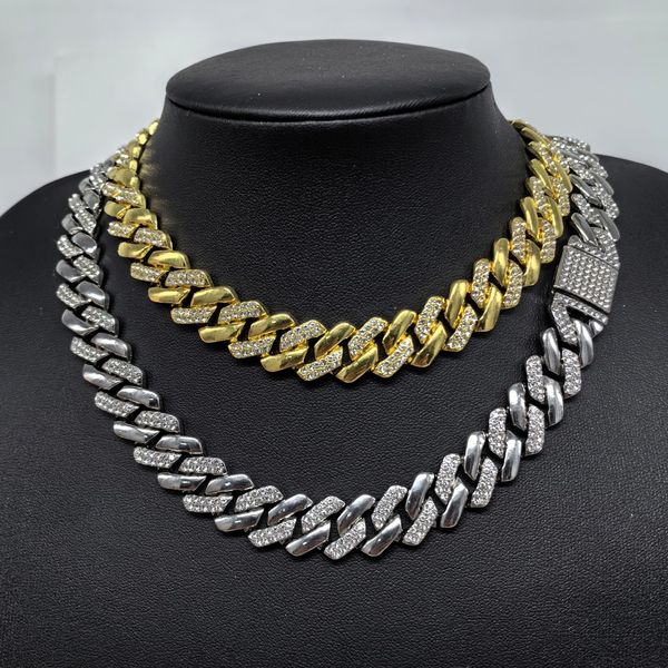 Men's Fashion Accessory Sturdy 14mm Wide Jewelry Item Featuring Rhodium Plated Links & Secure Closure