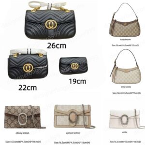Designer bags Fashion shoulder bags Luxury bags Cowhide flap bags Chain crossbody bags High quality underarm bags Tote bags in a variety of colors and specifications