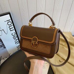 Korean Version Spring New Fashion Ladies Handbag Shoulder Bag Texture Small Square Bag for Women