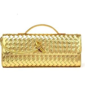 Free shipping purse Women Designer Clutch Handbags Genuine Leather Long Style handmade soft leather stick horizontal square organ solid color handheld n bag