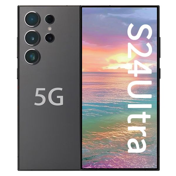 6.8inch 5G S24 Ultra Unlocked English Touch Screen S23 Local Warehouse Android s24 Smartphone Camera Phone HD Display Face Recognition 12GB+1TB
