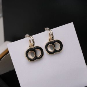 With Diamonds Luxury Designer Earrings Hoops Gold Plated Simple Heart Pendant Earrings Stainless Steel Fashion Earrings for Women Lady