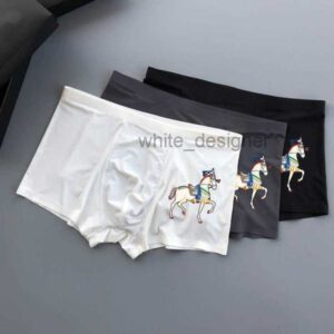 Men Underpants Designer Boxers Shorts new seamless man underwear high-end four corner flat ice silk shorts personalized ultra-thin shorts comfortable bottom pants