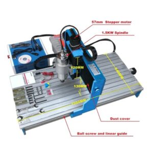 2025 Metal Milling Machine CNC 9040 4Axis PCB Engraving Wood Cutting Router with Linear Guideway 1500W CNC Machine