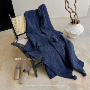 1-557 Matching Solid Shade Thermal Winter Scarf – Durable & Comfortable