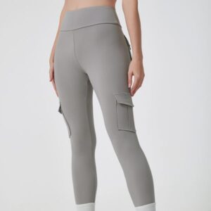 high elasticity and comfortable waist with seam 4pocket multifunctional yoga pants fashionable and versatile for fitness training