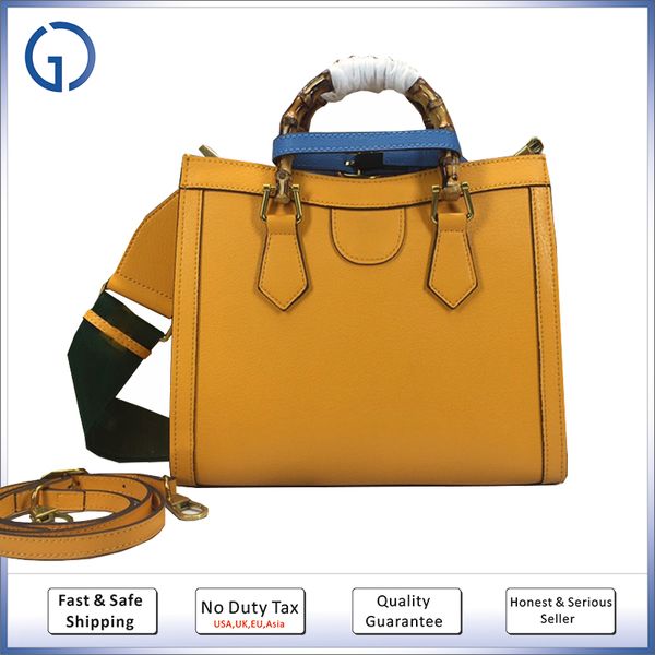 7A quality Designer Bamboo Handbags Bag Crossbody Shoulder Women Luxurys Designers Bags Leather purses Vintage Retro Business envelope mini 20cm 27cm