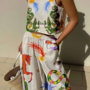 alemai dress Australian Fashion Dresses For Woman Linen Shirt Dress Flower Printed Summer Spring Skirt Elegant Slim Fit Long Linen Clothes S-Xl alemania dress bf5