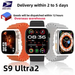 A fashionable unisex alternative to the Apple Ultra 2 – a stylish fiess smartwatch style available in multiple colors