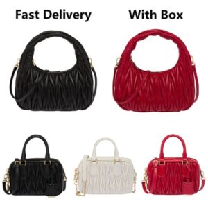 classic high quality designer bag mini tote bag women shoulder bag for women sheepskin handbag half moon bag handbags strap cross body designer wallet purse fast ship