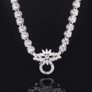 S925 Silver Bubble Necklace, Versatile Chain Design, Stylish Adjustable Women's Necklace, Perfect Accessory for Any Occasion