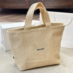 2025 Straw Handbag Tote Bag Designer Bag Woman Knitting Shopping Handbags Embroidery Totes Two Size Summer 10A