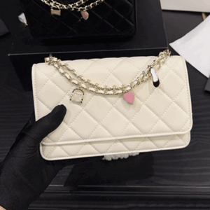 Fashionable chain commuter bag classic diamond-patterned wealth bag retro flip-top small square bag luxury designer bag women's single-shoulder bag high-end handbag