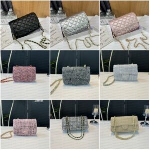 Designer Bag Square Flip Bag Fashion Women's Bag Shoulder Crossbody Bag Handheld Square Bag Chain Bag Classic Plaid Pattern
