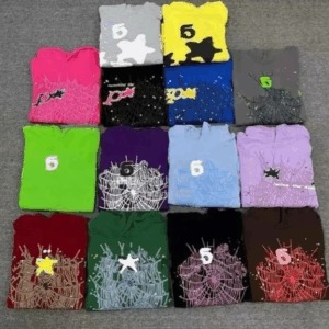 Man Woman Tracksuit Designer Star Puff Print Mens Pullover Cotton Letter Long Sleeve 555 Hoodies Sweatpants Set Pink Hoodie