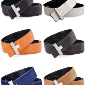 Gold buckle diamond belt designer men's belt 3.8cm wide cowhide belt luxury belt high-end business casual belt