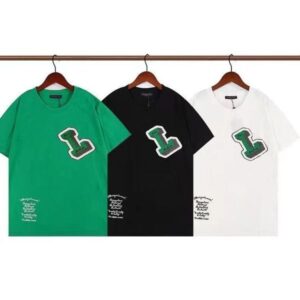 France Summer paris Mens T-Shirts designer luxury flocking letter t shirt t Classic letter Graphic fashion green womens short Sleeve casual cotton t-shirt tops