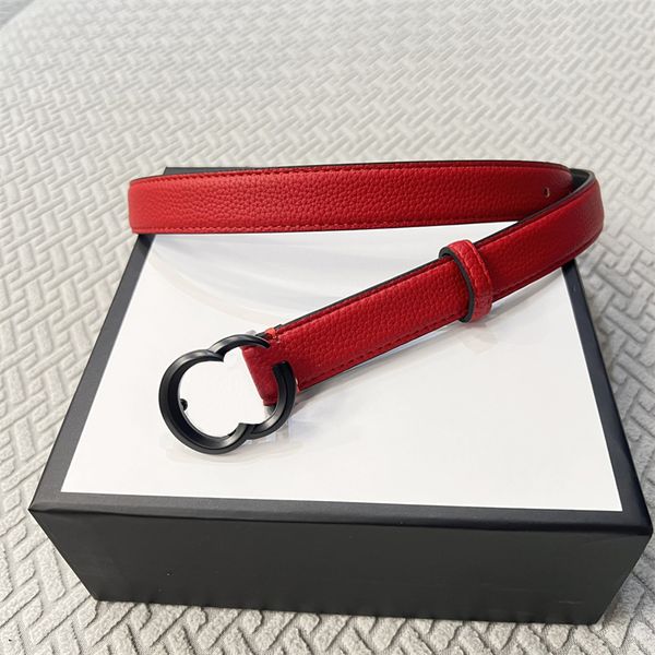 Luxury Designer Genuine Leather Belts For Women Width 2.5cm Fashion Waistband Smooth Buckle Cowskin Mens Belt