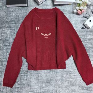 Womens Sweaters Designer Sweater Luxury Women Knitted Sweater Womens Clothing Embroidery Sweaters Round Neck Woman Long Sleeves Knitwear BFD24121306
