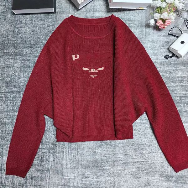 Womens Sweaters Designer Sweater Luxury Women Knitted Sweater Womens Clothing Embroidery Sweaters Round Neck Woman Long Sleeves Knitwear BFD24121306
