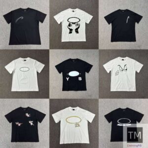 Designer T Shirt Letter Print Graphic Tee High Street Hip Hop Summer Mens Womens Vintage Casual Short Sleeve Tops