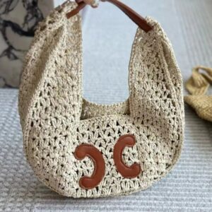 New Straw Woven Shoulder Bag Designer Womens Tote Bags Fashion Summer Hollowing Out Beach Bag Luxury Lafite Grass Handbags BFD2503135