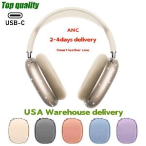 USA Stock for Airpods Max 2 3 4 Bluetooth Headphone Earbuds Accessories Transparent TPU Silicone Case AirPodsPro Max Noise Cancelling Headset Cover Case