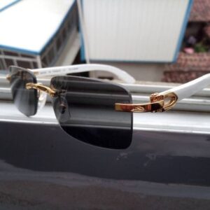 designer sunglasses for women mens frameless fashion brand buffalo horn glasses man carti eyeglasses woman black red brown transparent sunglass eyewear Lunettes