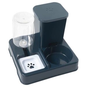 Automatic Feeder And Water Dispenser 2 In 1 Large Capacity Bowl Non-spill, Anti-tipping Set Pet Food Distribution