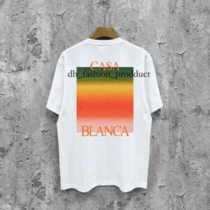 Brand Mens Designer T Shirt Men Tshirt Luxury Mens Tees Summer Round Neck Sweat Absorbing Short Sleeves Casas Blanca Tshirts 517