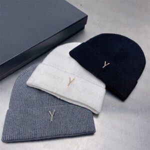 Designer Knitted Hat Skull Caps Winter Beanie Wool Warm Cap Letters Deaign for Man Woman Casual Hats 7 Colors High Quality