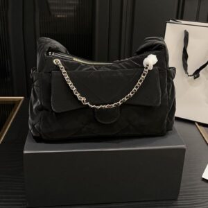 Designer bags Classic Luxury Women Leather Shoulder Bag Armpit bag Handbag Second hand Beach bag Chain handbag Shopping Bag Large capacit Tote Travel bag 27m