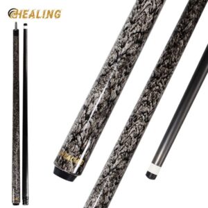 OKHEALING Billiard Cue Carbon Fiber Billiard Stick 12mm Tip Black Technology Pool Cues Carbon Carom Cues High Quality Professional Snooker Rod