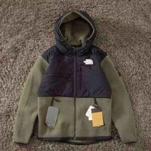 Men Polar Jacket Designer Fleece Hooded Jacket Leisure Thickened Collar Cotton Cardigan Fashion Outdoor Sport Windbreaker Warm Coat Top NF 4af