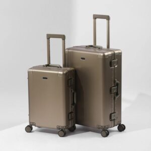 all aluminum German alloy luggage case womens 20 inch boarding case new pull rod 26 inch mens sturdy password box