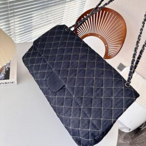 Designer bags Classic Luxury Women Denim Handbag Canvas Beach bag Chain handbag Shopping Bag Large capacit yTote travel bag Denim blue bag Fortune Bag 46m